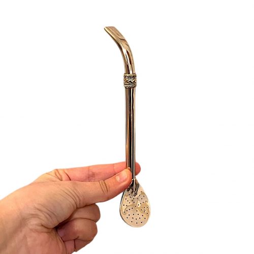 Bombillon pico de loro - Alpaca y Bronce