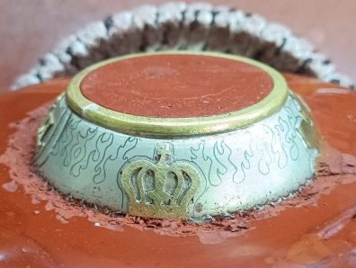 Una virola de mate de calabaza en un taller de Uruguay
