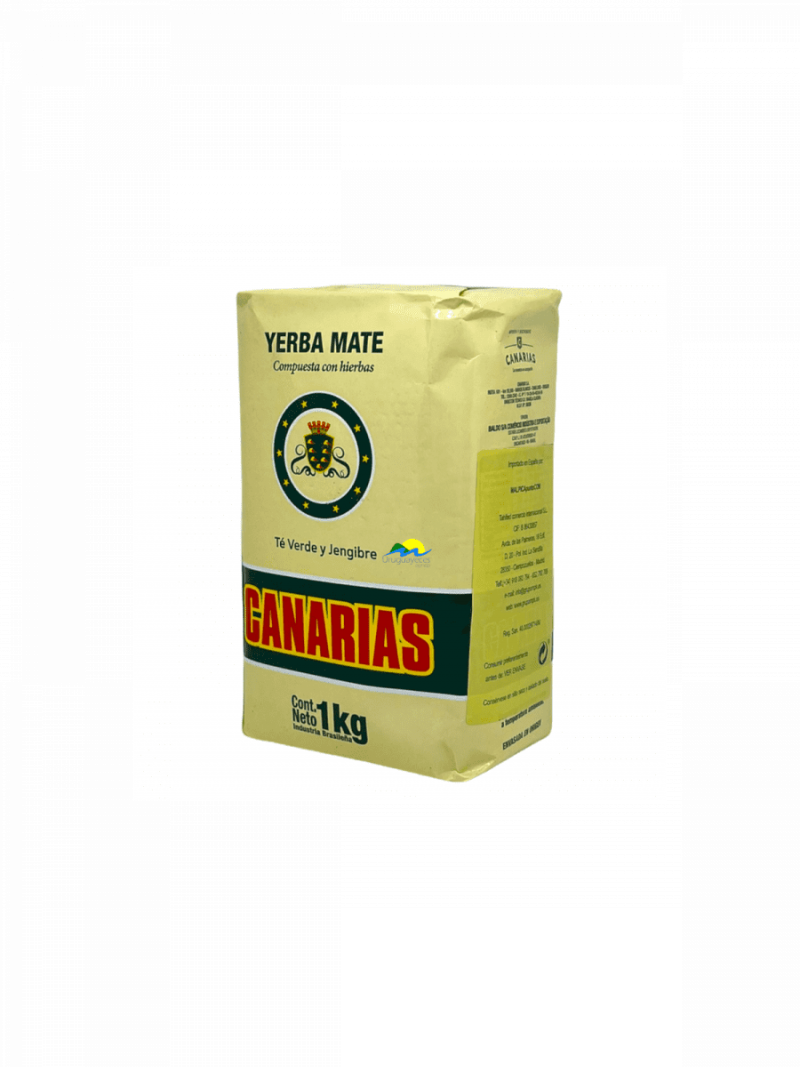 Maté herb Canarias green tea ginger
