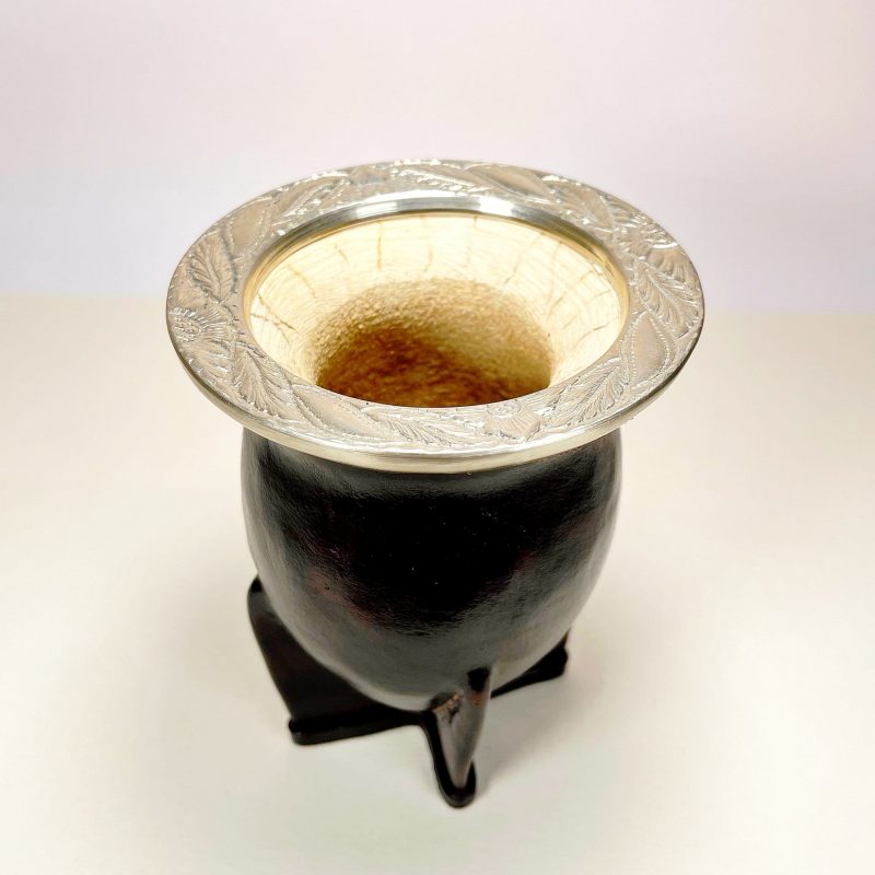 Maté camionero artisanal marron foncé - Image 3