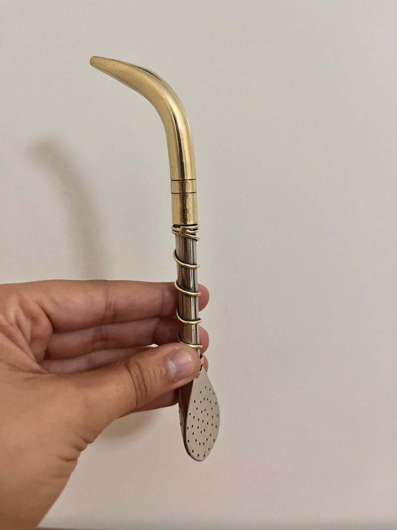 bombilla pico de loro trenzada