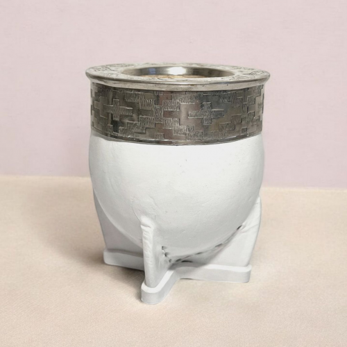 White premium imperial maté calabash