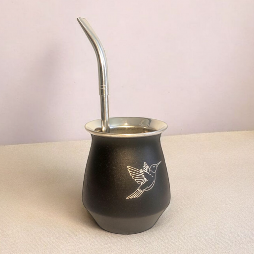 Maté + Colibri stainless steel bomb