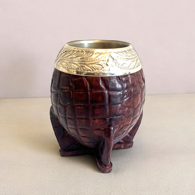 Mate torpedo de calabaza marron croco