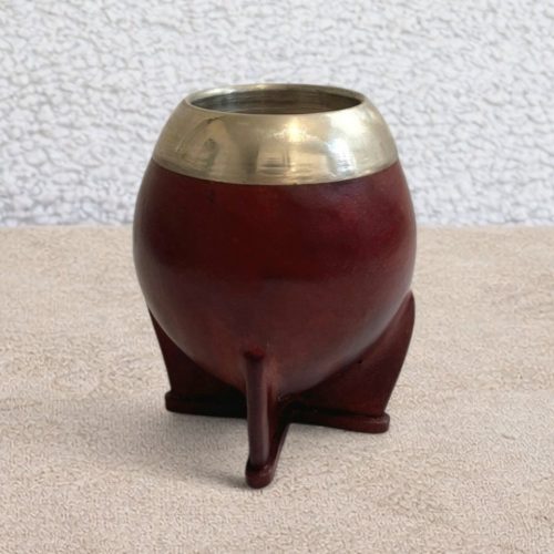 Calebasse à maté torpedo acajou - Uruguay