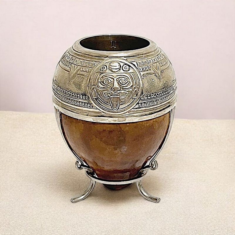 Calebasse à maté criollo Aztèque - Collection