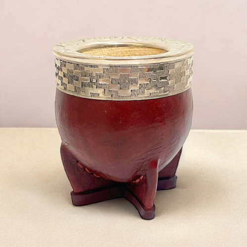 Calebasse à maté imperial bordeaux - Guarda Pampa