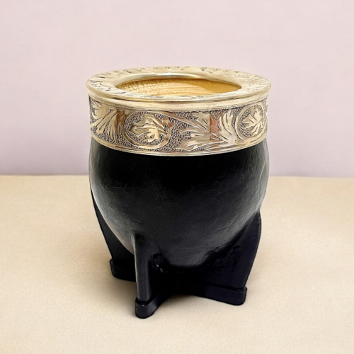 Calebasse à maté imperial noir - Pampa