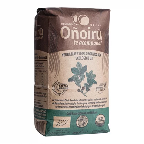 Yerba maté Oñoiru bio du Paraguay 500g – maté écologique et authentique