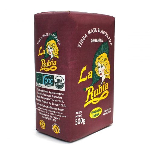 Yerba Maté La Rubia Organic 500g - Paraguay
