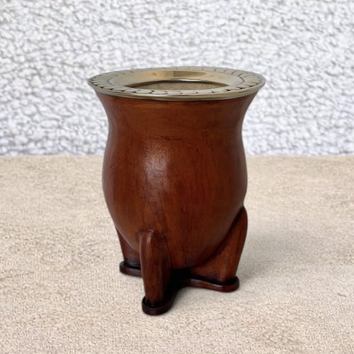 Handmade Tan Camionero Mate Gourd