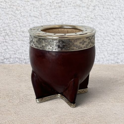 Mate imperial marrón con base de alpaca