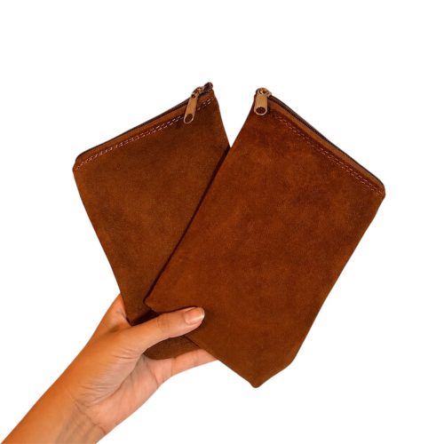 Handmade Brown Suede Yerbero